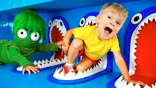 Oliver dan Ibu di Labirin Raksasa! 🌀 Petualangan Seru Anak-anak