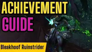 WoW Legion Mount Guide How to Get the Bleakhoof Ruinstrider FAST (Solo Farm Route)