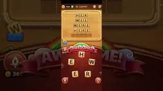 Word Connect Puzzle Level 410 Walkthrough [Bonus Words & Answers] #shorts