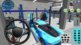 New Blue Lamborghini Sian Crazy Drifting -Auto Repair sup   Simulation game - android ios gameplay
