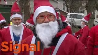 114 Santas run 5k for charity