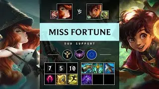 Miss Fortune Support vs Milio - EUW Master Patch 25.15