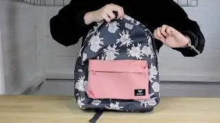 Roxy Sugar Baby Mix Backpack in Turbulence Rose and Pearls