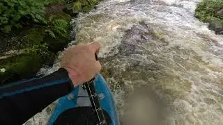 WHITEWATER SUP SLOW SKI JUMP