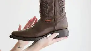 Square Toe Cowboy Boots Brown | Men's Square Toe Boots (H50027)