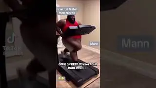 Fat Guy running 75 mps then turns into a fail😭😭😭 #ai #toofunny #viral #explore
