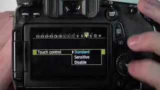 How To Enable & Disable Touch Screen On Canon 70D Camera