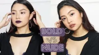 BOLD VS. NUDE MAKEUP LOOK | Rei Germar