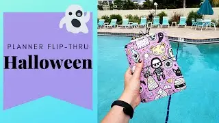 Planner Flip-Thru, Pastel Halloween TN, B6 TN