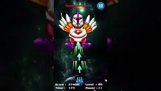 Chicken Shooter Space Attack - Level 20