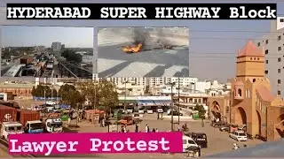 HYDERABAD SUPER HIGHWAY BLOCK | LAWYER PROTEST
