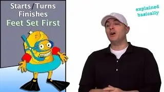 Swim Starts & Turns Technique Lesson Nugget (Set Feet First) #swimlesson #startsandfinishes #pool