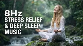 🎧 8 Hz Anxiety Relief 🌧️ | Alpha Waves for Stress Relief, Deep Calm & Sleep | 60 Min
