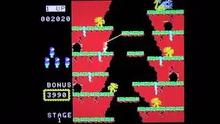 Roc 'N Rope on ColecoVision with F18A Mod - No Flicker!