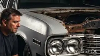 Abandoned Rusty Car Restored Into Red Beauty | Full Restoration Journey