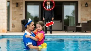 Nahuli ng Negosyante ang Kasambahay at ang Kanyang Anak sa Pool—Nabigla sa Tunay na Nangyayari