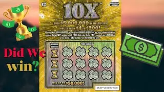 50,000$ 10X #lottery #winningticket