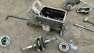 Restoration Hino Truck Old Manual Gearbox Broken Transmission Replacement