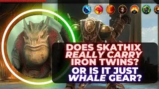 Skathix Carries Iron Twins 15? | Normal Account Attempts a Major Creators Team | Raid Shadow Legends