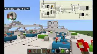 4bit adder bcd display 7 segments - minecreft.