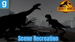 Jurassic World: Dominion Final Battle Scene In Garry's Mod (Scene Recreation)