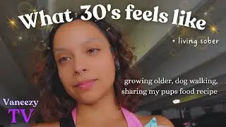 a day in my life ✨️ living sober, dog walking, growing older yap & sharing my pups EASY recipe 🐾🥕