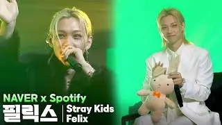 [4K] Stray Kids(스트레이 키즈) 필릭스(Felix) 세로 직캠 @네이버 x 스포티파이(NAVER x Spotify), 251222