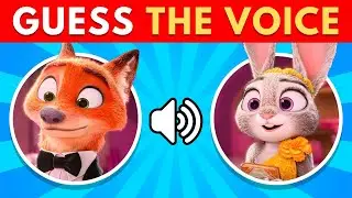 УГАДАЙТЕ ГОЛОС...? 🔊 Голосовая викторина &laquo;Зверополис 2&raquo; 🐰🦊 | Джуди Хоппс, Ник Уайлд, Гэри Де'Сней...