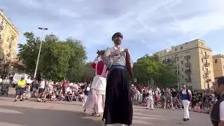 Havanera dels Gegants de la Barceloneta a la 30a Trobada de gegants de la Barceloneta-Port Vell