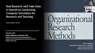 [HIGHLIGHTS] Real Research with Fake Data &ndash; Dr. Michael Sturman