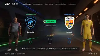 Soccer AID vs Romania | EA FC 25 | Simulare [4K 60FPS]