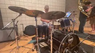 Steve Seitz Drum Solo w/ Brass Differential @ SisterBay 6.30.21