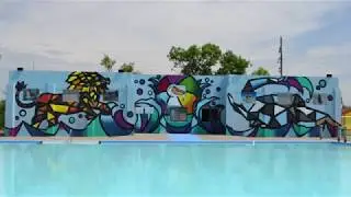 The Big Pool Mural Timelapse