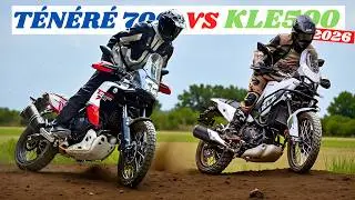 Yamaha T&eacute;n&eacute;r&eacute; 700 World Raid 2026 против Kawasaki KLE500 | Проверенная легенда пустыни встречает ...
