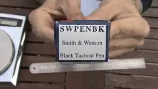Тест тактической ручки Smith&Wesson tactical pen test