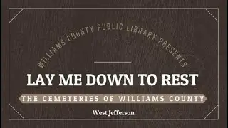 Lay Me Down to Rest: Ep. 22 West Jefferson Cemetery
