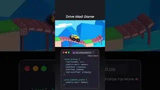 Drive Mad Game 🚙 | Crazy Physics Car Game | #Shorts