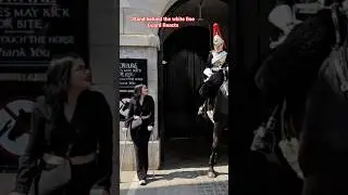 Guard enforce the Rules! Stand Bebind the White Line #shorts #shortsfeeds #kingsguard