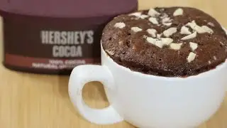 Eggless 1 minute microwave mug cake | chocolate| homemade | easy
