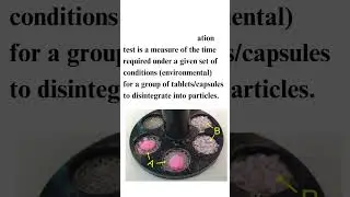 What is Disintegration? #pharmaknowlege