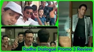 Salman Khan ! Radhe Dialogue Promo 3 Review