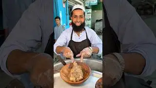 Viral Tiktok Star Selling Paye in Wood Bowl | 16 Hours Slow Cooked White Paye | Abid Panche Swat