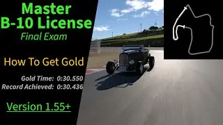 GT7 | How to get Gold on the Master B-10 License (Update 1.55+)