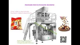 Biscuits plastic bag packaging machine with multihead dosing equipment rice sugar packer