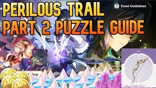 Perilous Trail Day 2 Puzzle Guide (FREE BOW & PRIMOGEMS) - Genshin Impact 2.7
