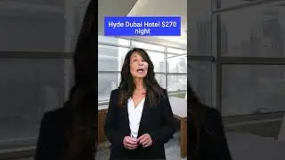 Hyde Dubai Hotel With Balcony for 270$