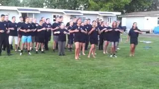 NZCF performs a Haka & Waiata