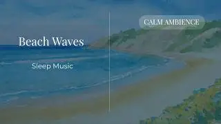Ocean Waves with Soft Nature Sounds of Flute and Tabla | Sleep music | Relaxing | Beach Waves