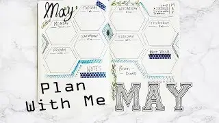 Plan with Me MAY 2018 // Monthly Bullet Journal Setup // Veronica Marie