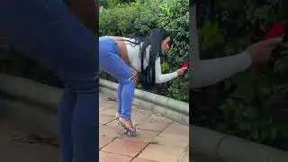 Don&rsquo;t you love fresh flowers in spring?🌹 . . . #walking #feet #louboutins #heels #viral
